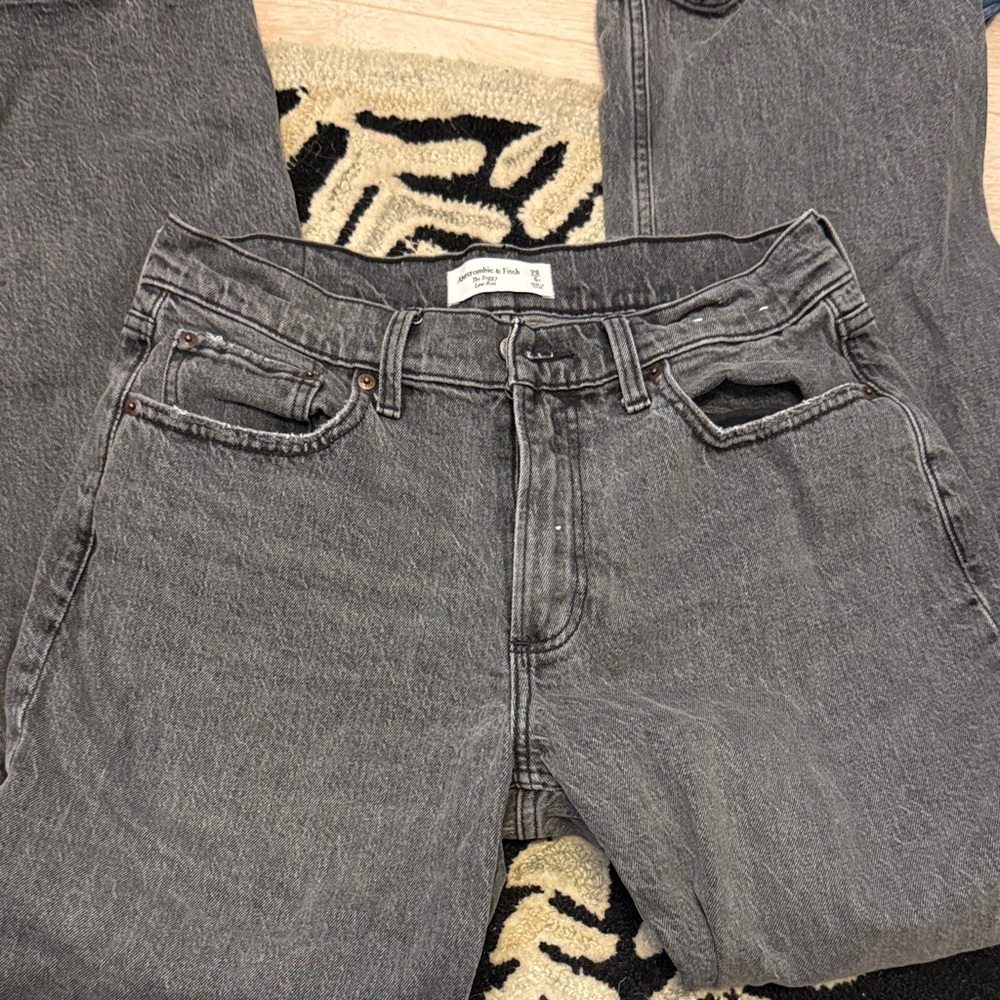 Low rise baggy Gray Jeans